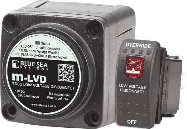 Blue Sea m-LVD Low Voltage Disconnect • 7635-BSS