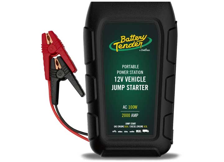 Battery Tender 2000 AMP Power Station with 100 Watt Inverter • 030-2040-WH