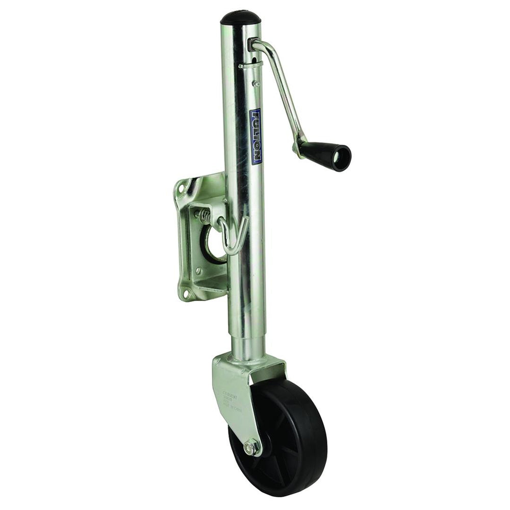 Fulton Marine Trailer Jack, 1,200 lbs. Lift Capacity, Sidewind, Bolt-On Side Mount, 10 Inch Travel • TJ12000101