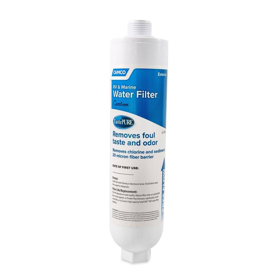 Camco TastePure Inline RV and Marine Water Filter • 40645