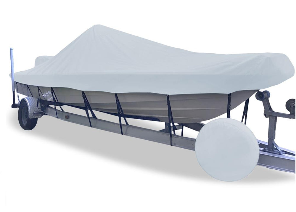 Carver V-Hull Bass Boat Cover, Fits 20' 6" Center Line with Beam Width up to 102" • 71220P-10