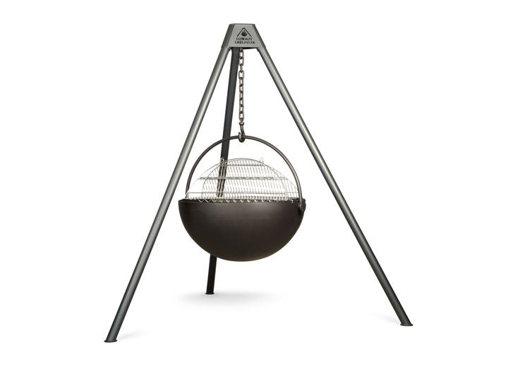 Cowboy Cauldron The Urban Cowboy Fire Pit & Grill, 75 LBS, 30" Diameter • 42000-CNUKIT