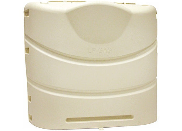 Camco Heavy Duty Propane Tank Cover - Colonial White • 40532