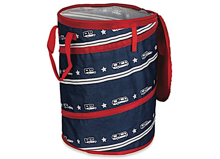 Camco Life is Better at the Campsite Pop-Up Container, 24-Inches x 18-Inches, Patriotic Design • 42995