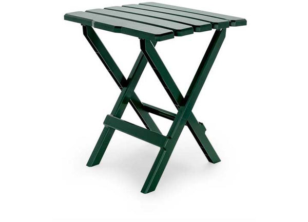 Camco Quick-Folding Plastic Adirondack Style Table, Large, Green • 51691