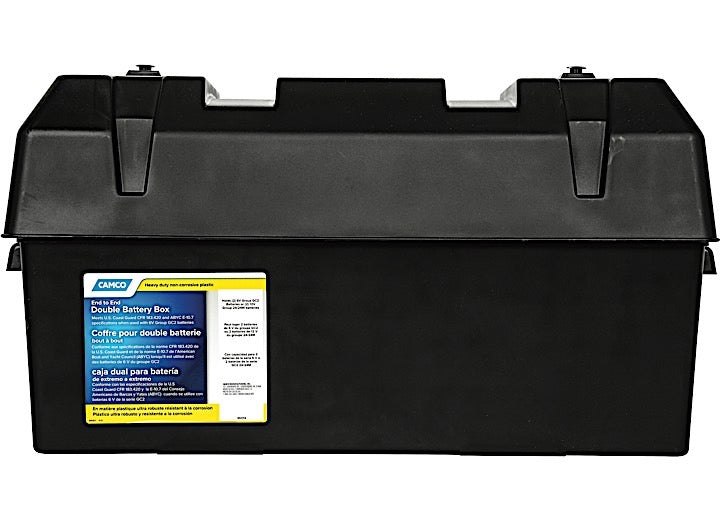 Camco Double Battery Box for Group GC2, 24 Batteries • 55374