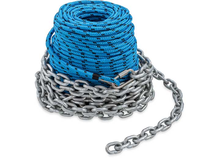 TRAC Anchor Rode, 6mm x 200' Rope / 15' Chain • 69082