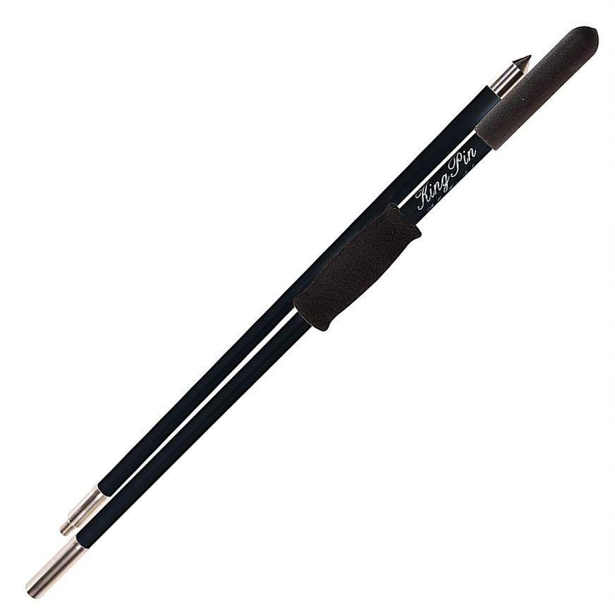 Panther 12' L 2-Pieces Black Anchor Pole • KPP120B