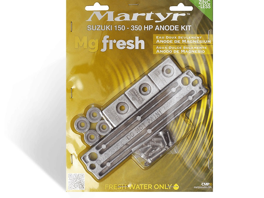 Martyr Suzuki 150-350 HP Anode Kit - Fresh Water • CMSZ150350KITM