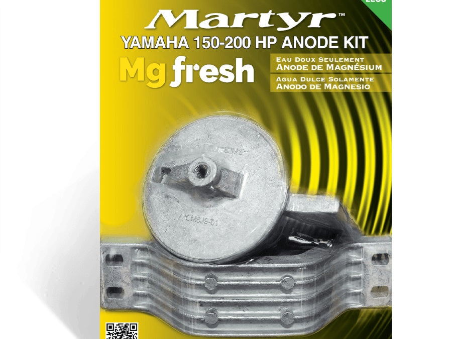 Martyr Yamaha Magnesium Anode Kit 150-200 HP • CMY150KITM