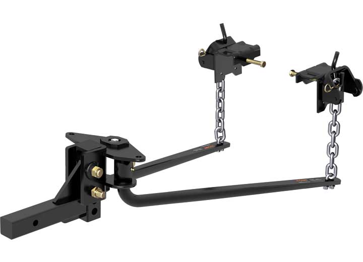 Curt Round Bar Weight Distribution Hitch with Integrated Lubrication (5-6k) • 17050