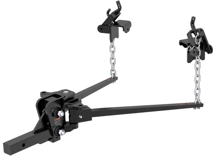 Curt Short Trunnion Bar Weight Distribution Hitch (8k - 10k lbs., 28-3/8" Bars) • 17332