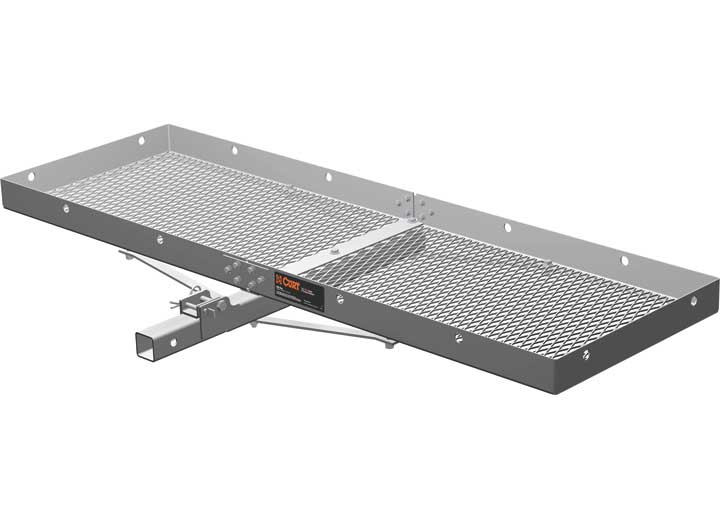 Curt Tray-Style Cargo Carrier With Folding Shank • 18100
