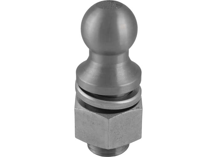 Curt 2 5/16" Trailer Ball, 2" x 3-1/2" Shank, 30,000 LBS, Raw Steel • 40088