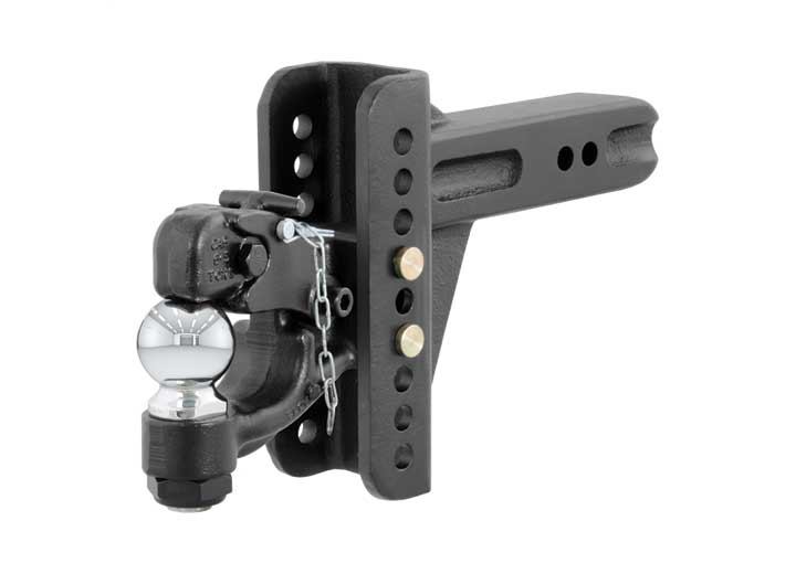 Curt Adjustable Channel Mount w/ 2-5/16" Ball & Pintle, 2-1/2" Shank, 20K Lbs • 45908