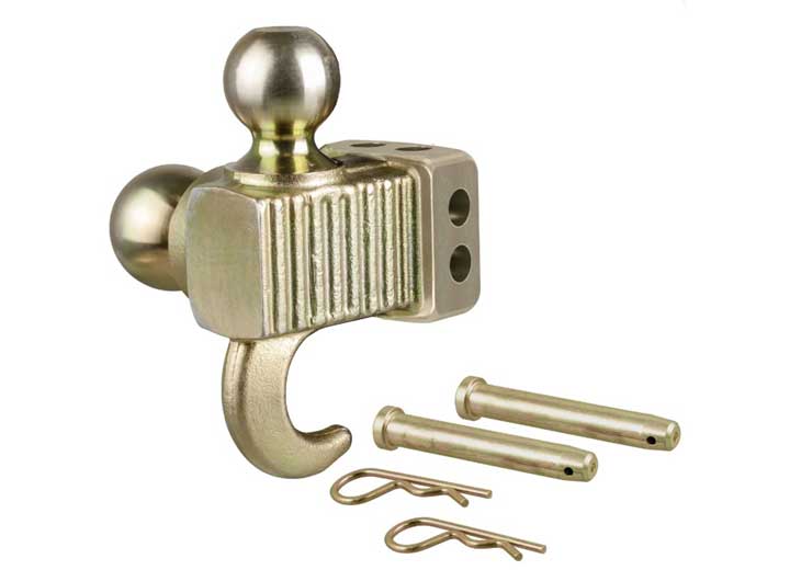 Curt Replacement Hook & Step Dual-Ball for Adjustable Channel Mount (Fits 45904) • 45924