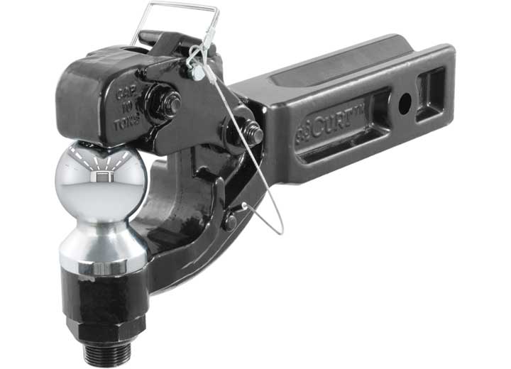 Curt Receiver-Mount Ball & Pintle Hitch, 2-1/2" Shank, 2-5/16" Ball, 20,000 lbs • 48012