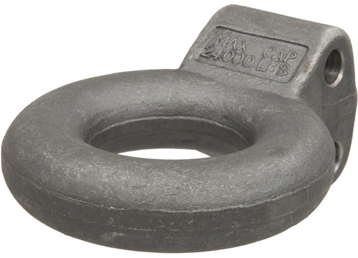 Curt Channel-Style Lunette Ring, 24,000 lbs., 3" I.D., Raw • 48660