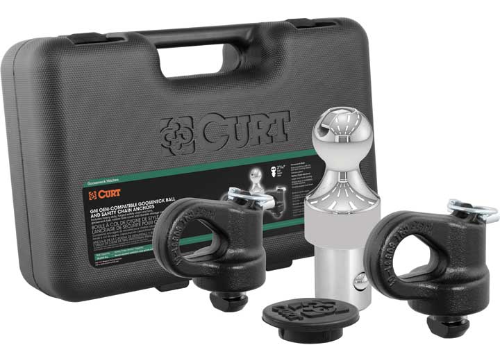 Curt OEM Puck System 2-5/16" Gooseneck Kit, Chevy, Ford, GMC, Nissan, 30K • 60692