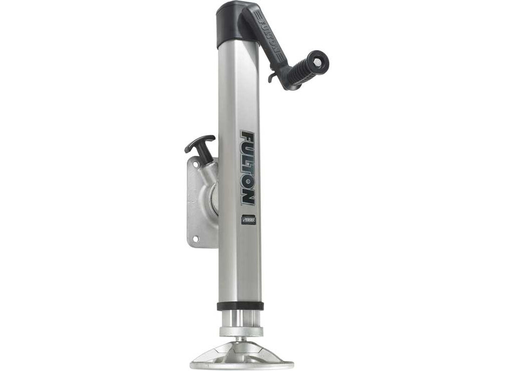 Fulton F2 Marine Trailer Jack, 2,000 lbs. Lift Capacity, Sidewind, Bolt-On Side Mount, 10 Inch Travel • 1413230134