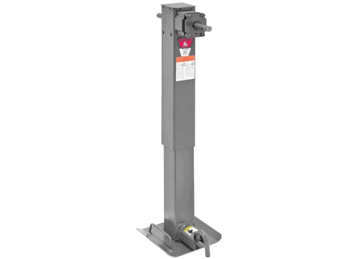 Draw-Tite 2-Speed Square Trailer Jack, 12,000 lbs. Lift Capacity, Side Wind, 12-1/2 in. Travel • 183401
