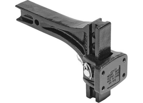 Draw-Tite Pintle Hook Mounting Plate, Fits 2 in. Receiver, 14,000 lbs. Capacity, Adjustable • 63072