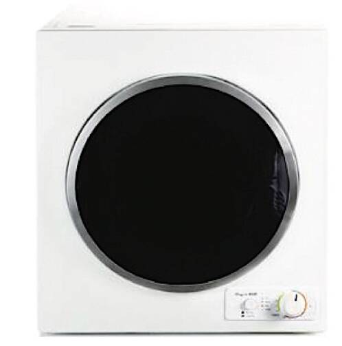 Pinnacle RV Compact Short Dryer 13 lbs White w/ Silver Trim • 18-850