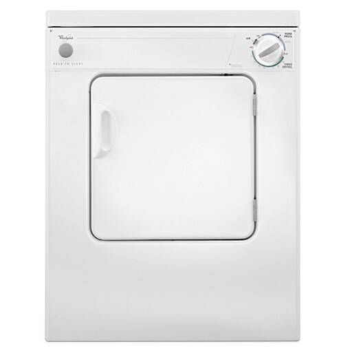 Whirlpool 22" Compact RV Dryer 3.4 Cubic Feet • LDR3822PQ