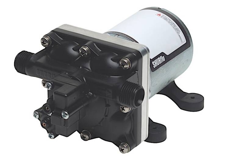 Shurflo Revolution 3.0 GPM 12 VDC 4 Chamber Water Pump • 4008-101-E65