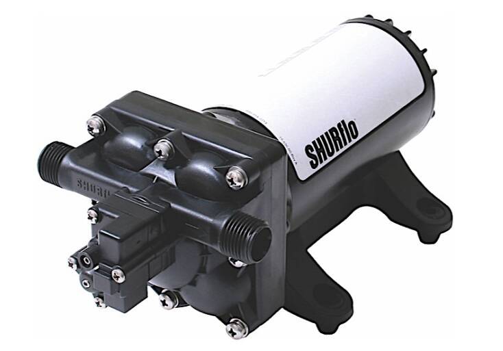 Shurflo Revolution 4.0 GPM 12 VDC 4 Chamber Water Pump • 4048-153-E75