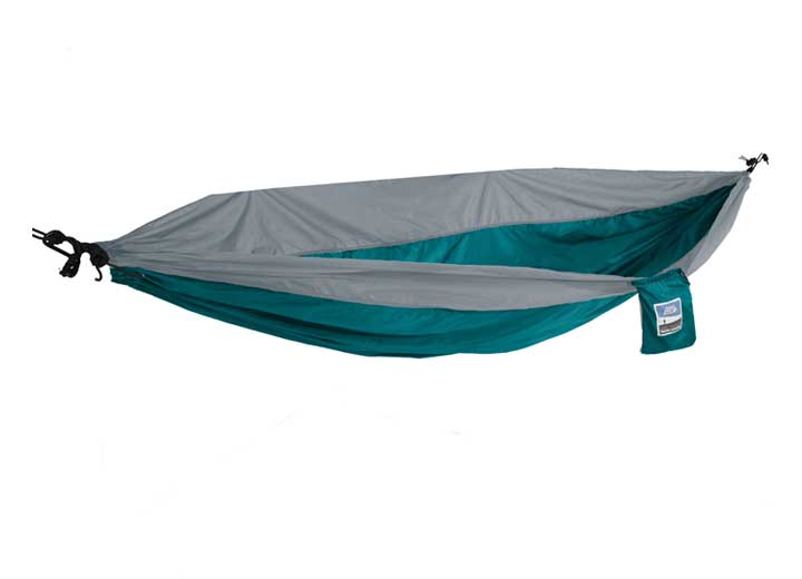 Equip 1 Person Travel Hammock, Turquoise/Gray • 971444