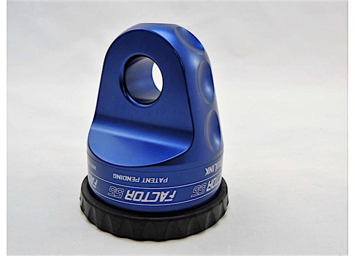 Factor 55 ProLink Loaded Assembly - Blue 16000 Lb with Titanium Pin & Rubber Guard • 00015-02