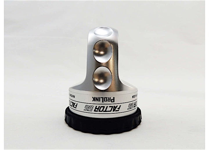 Factor 55 ProLink Loaded Assembly- Silver 16000 Lb with Titanium Pin & Rubber Guard • 00015-05