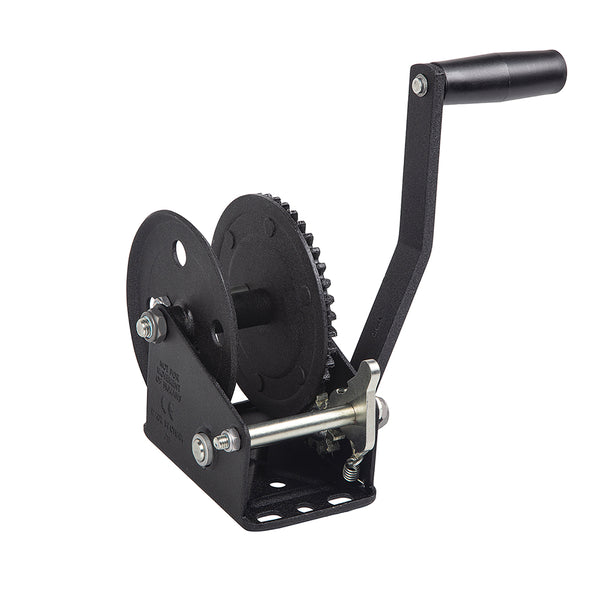 Fulton Trailer Winch, Single-Speed, 1,500 lbs. Capacity, 20 ft. Strap • 142226