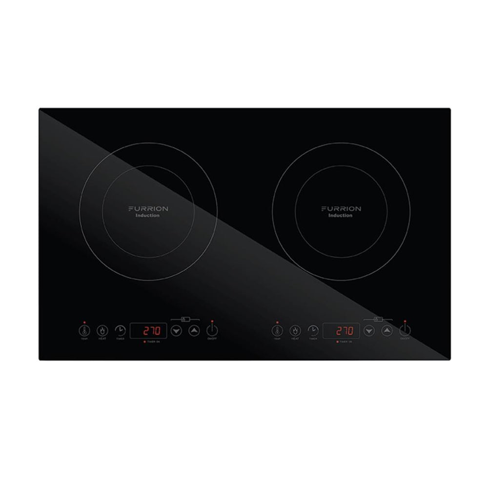 Furrion 21" Black Glass 2-Burner RV Induction Cooktop • FIH21G2A-BG