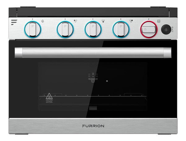 Furrion 21" 3-Burner Gas Range - LED Knobs - Stainless Steel Glass Finish • 2021132319
