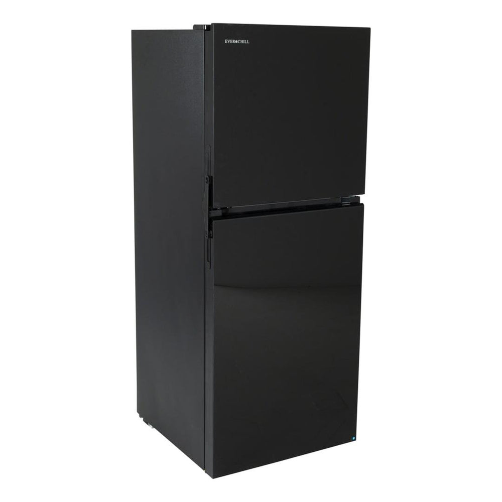 Everchill 10.7 Cuft 12V Refrigerator w/ Freezer and Ice Maker, Black • 107785