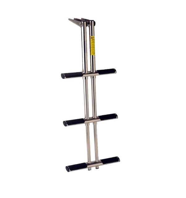 Garelick 34" Stainless Steel 3-Step Telescoping Sport/Diver Ladder • 19626