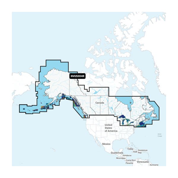 Garmin Navionics+ Vision+ Canada & Alaska Chart • 010-C1288-00