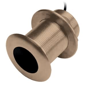 Garmin Tilted Element B150M 8-Pin Bronze Flush Thru-hull Mount Transducer with 39' Cable • 010-11927-21
