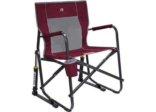GCI Outdoor Freestyle Rocker Portable Rocking Chair, Cinnamon Red • 37072
