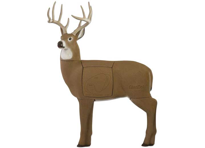 GlenDel Full-Rut Buck Target with 4-Sided Insert • G75000