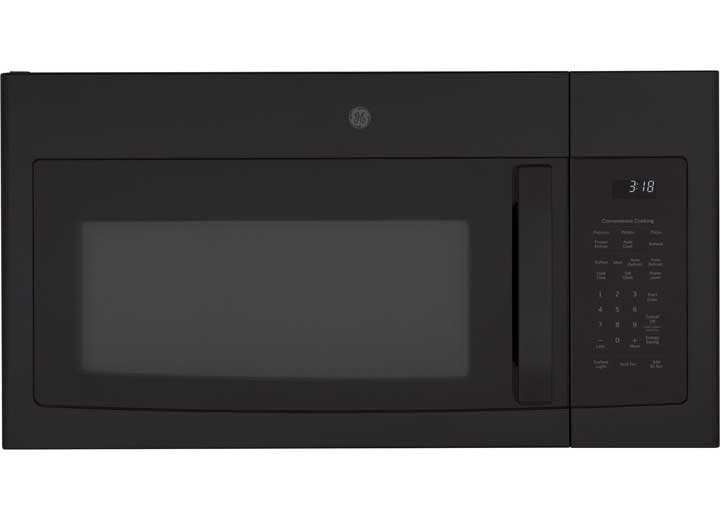GE Appliances 1.8 Cu. Ft. Over-the-Range Microwave Oven with Recirculating Venting, Black • JNM3184DPBB