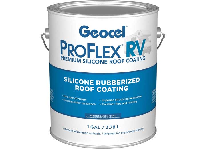 Geocel ProFlex RV Rubberized Silicone Roof Coating White • KSRV44300-16