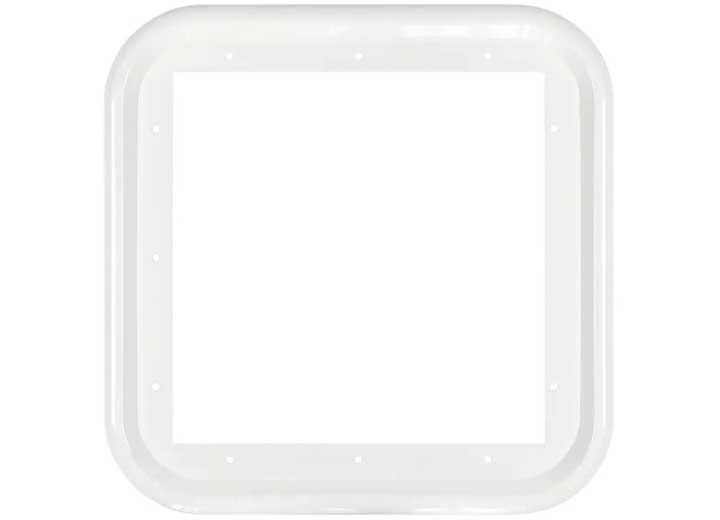 Girard RV Water Heater Door Trim Ring - White • 2022107547