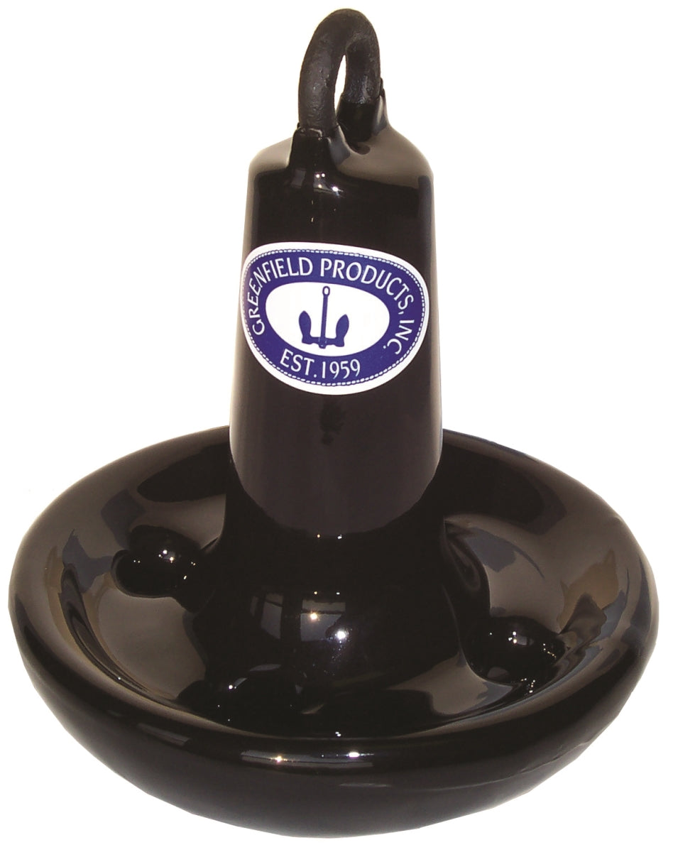 Greenfield 15 lb Black PVC Coated Iron Mushroom Anchor • 515-B