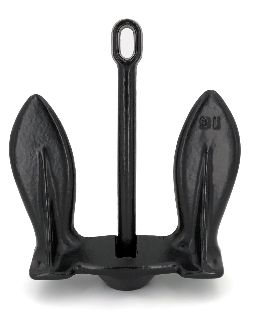 Greenfield 20 lb Black PVC Coated Iron Navy Anchor • 920-B