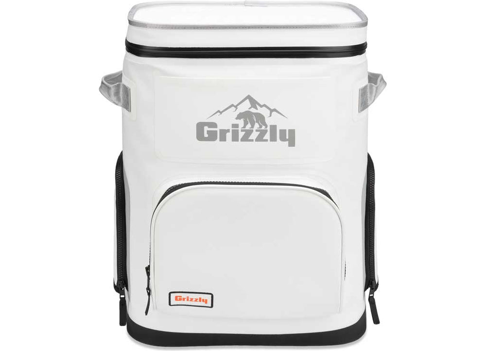 Grizzly Drifter 24-Can Backpack Cooler, Whiteout • 4408113