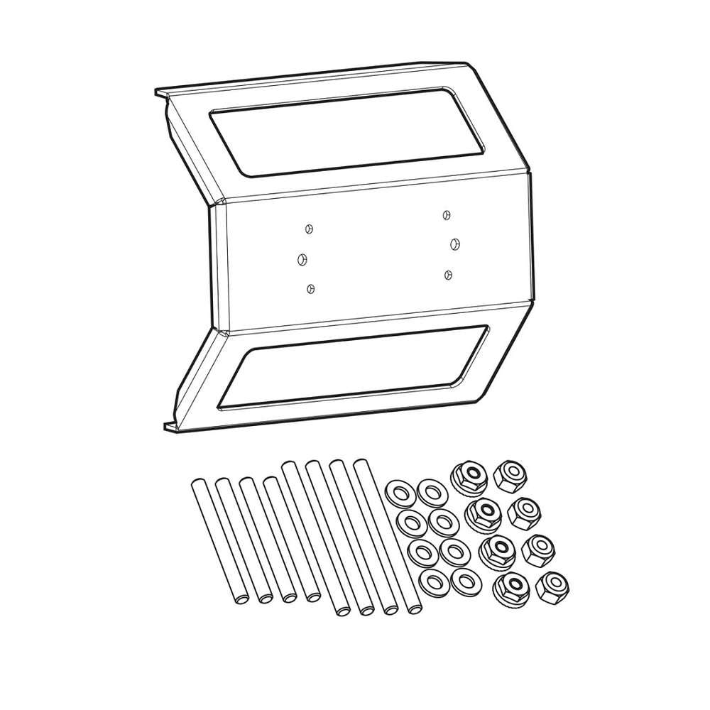 Humminbird IDMK S12R - In-Dash Mounting Kit SOLIX 12 Models • 740176-1