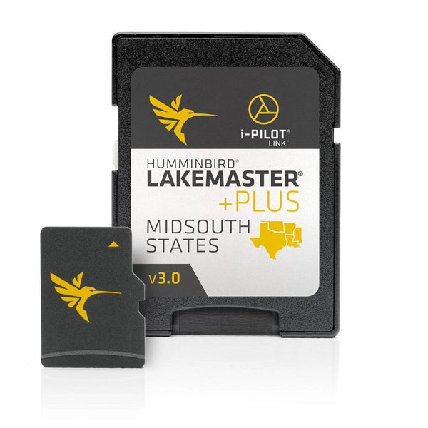 Humminbird LakeMaster Plus Midsouth States V3 microSD Format Electronic Chart • 600009-8
